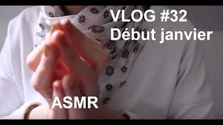 ASMR français  Vlog 32  début janvier écriture dessin blabla [upl. by Gnanmas797]