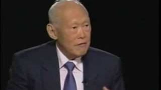 Lee Kuan Yew Interview part 1  6 [upl. by Cornia]