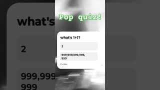 Pop quiz [upl. by Aileek]