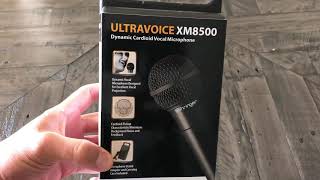 Behringer ultravoice xm8500 microphone  Unboxing [upl. by Ahsenod]