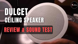 Dulcet Ceiling Speaker Review  Best 65 Inch Ceiling Speaker Under 1000 [upl. by Ariaic517]