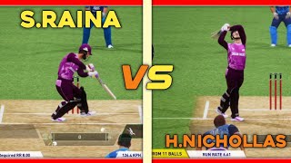 SRaina vs England 🔥  Lofted Shot 🔥  Letsvote wcc3 rc24 dc24 realcricket22 wcc3cricketgames [upl. by Alica]