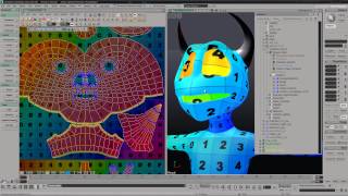 Softimage Xsi Tutorial  Creating character UV maps using unfold and mSymm [upl. by Teri]