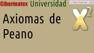 Axiomas de Peano Construcción de los números Naturales [upl. by Ahsinrad]