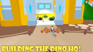 Building The Dino HQ In Pet Simulator 99 Roblox [upl. by Etz605]