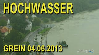 Hochwasser Grein Stand 04062013 17h [upl. by Erwin]