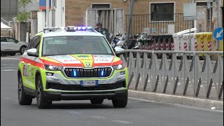 Automedica Croce Gialla Falconara in Emergenza  Italian ALS Car in Emergency [upl. by Suk]