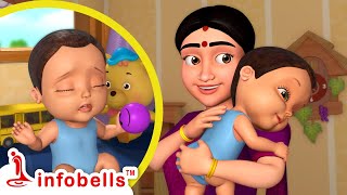 Magu Joragi Aluttide  Baby Crying Song  Kannada Rhymes for Children  Infobells [upl. by Idnil564]