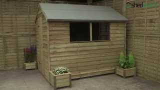 ShedPlus Durable Overlap Apex Sheds Weatherproof Garden Storage From Shedstore [upl. by Septima]