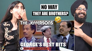 Indians React to Georges Funniest Moments  The Jeffersons [upl. by Sesom223]