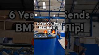 BMX Backflip Progress 💪🏻😃 bmx shorts backflip sendit [upl. by Kenwee]