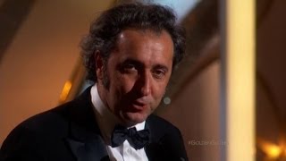 Sorrentino trionfa ai Golden Globes con La grande bellezza [upl. by Boru]