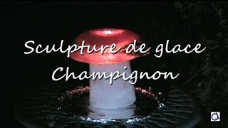 Sculpture de glace Champignon [upl. by Laaspere]