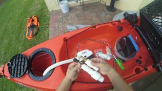 Drain plug Internal Bilge Pump Mod Kayak Hobie Adventure Island Tandem Island Revolution [upl. by Deedee]