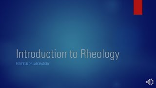 Introduction to Rheology [upl. by Atterahs783]