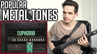 Recreating 4 Popular Metal Guitar Tones with Mercuriall Euphoria [upl. by Faxan910]