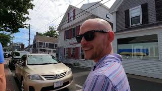 Walking into town toward drag brunch in Provincetown on Sunday August 7 2022 [upl. by Frentz89]