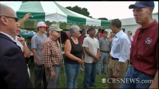 Raw Video Obama visits Whiteside County Fair [upl. by Patterson]