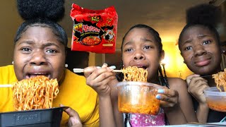 2X SPICY NOODLES CHALLENGE I cried [upl. by Akeyla]