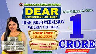 LOTTERY SAMBAD DEAR 1 PM 30102024 NAGALAND LOTTERY LIVE DEAR LOTTERY LIVE LOTTERY SAMBAD [upl. by Edualc673]