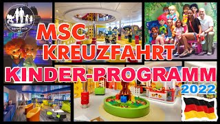 MSC Kreuzfahrt 2022  Kinderklub amp Kinderunterhaltung  Virtuosa Familienurlaub  Reisen mit Kindern [upl. by Flavio]