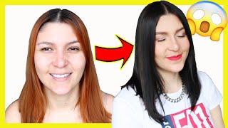 Cómo PINTARSE EL CABELLO uno mismo en casa 👩👩‍🦰de COBRIZO a CASTAÑO [upl. by Nogam]