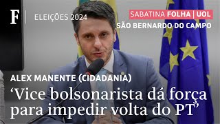 Vice bolsonarista traz força suficiente para impedir volta do PT diz candidato de São Bernardo [upl. by Dranyl]