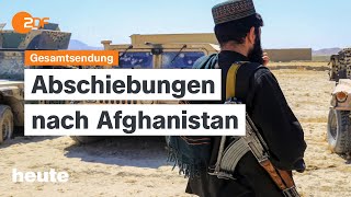 heute 1900 Uhr vom 30082024 AfghanistanAbschiebung Landtagswahl Sachsen LauterbachEntführung [upl. by Souvaine]