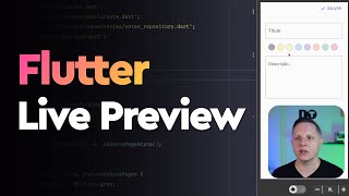Live Preview de Widgets no Flutter sem emulador sem build [upl. by Akirdna1]