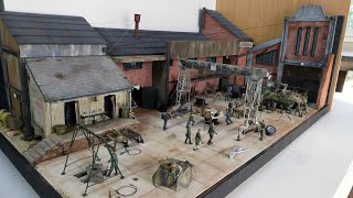 Historic WW2 diorama 135 quotPANTHER AusfDquot maintenance step by step [upl. by Ahsirhcal]