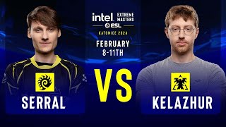 Serral vs Kelazhur  IEM SC2 Katowice 2024  Group Stage [upl. by Alahcim]