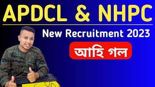 APDCL Recruitment 2023 🔥  NHPC recruitment 2023  Assam Govt Jobs 2023  Govt Jobs 2023 [upl. by Adeehsar]