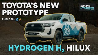 Toyotas NEW Prototype Hilux Powered by HYDROGEN  Prototype Testing Footage [upl. by Sachi61]