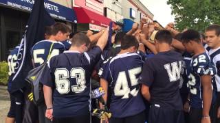 Susan Wagner football players and parents rally for program [upl. by Neiviv]