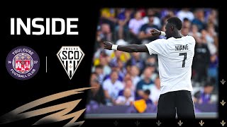 TOULOUSE  ANGERS SCO  INSIDE [upl. by Enner]