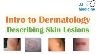 Introduction to Dermatology  The Basics  Describing Skin Lesions Primary amp Secondary Morphology [upl. by Gurtner]