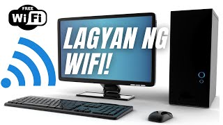 How to Connect Desktop Computer to WiFi  Paano Maglagay ng Wifi sa Desktop Computer  PC [upl. by Sherline]