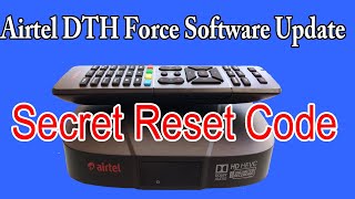 How to update Airtel DTH Box Software  Airtel STB Secret Code [upl. by Noxin]