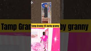 Tamp Granny VS barby granny horror game 😁 grannygame youtubeshorts gaming granny [upl. by Anailuy]