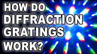 diffraction gratings Using the principles of interferences to examine light [upl. by Arreip289]