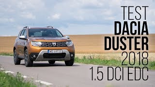 TEST Dacia Duster EDC  diesel 15 dCi  110 KM  automat EDC6  PL [upl. by Eimas]