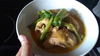 How to cook KAREKARENG MANOK  Chicken Karekare  Filipino Chicken in Peanut Sauce [upl. by Aneleh]