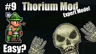 Skeletron Thorium Mod Expert Mode Bard Lets Play Episode 9 [upl. by Ivie]