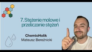 7 Stężenie molowe i przeliczanie stężeń [upl. by Aibun]