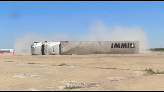 IMMI RollTek SemiTruck Rollover [upl. by Nagud343]