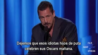 Adam Sandler gana como Mejor Actor en los Spirit Awards Subtitulado Español [upl. by Ronald]