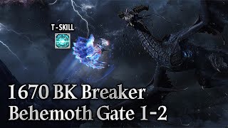 Lost Ark1670 Brawl King BreakerArk Passive  Behemoth Gate 12 [upl. by Schatz589]