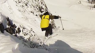 Aaron Fox  Ski Freeride POV  Squaw Valley USA [upl. by Esinrahs]