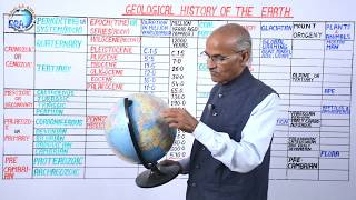 Geological History of Earth Part 17  By Prof SS Ojha lecture for UPSC PCS NETJRF [upl. by Dorcas]