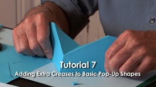 PopUp Tutorial 7  Adding Extra Creases to Basic PopUp Shapes  Part 1 [upl. by Eelra]